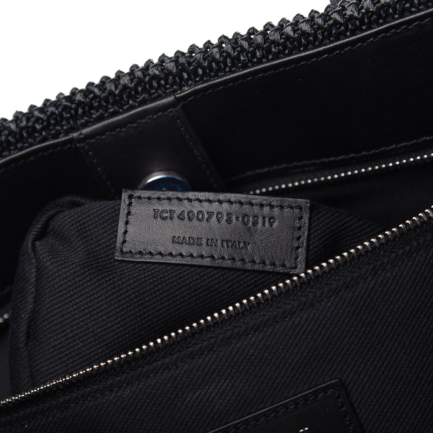 Raffia Tote Black
