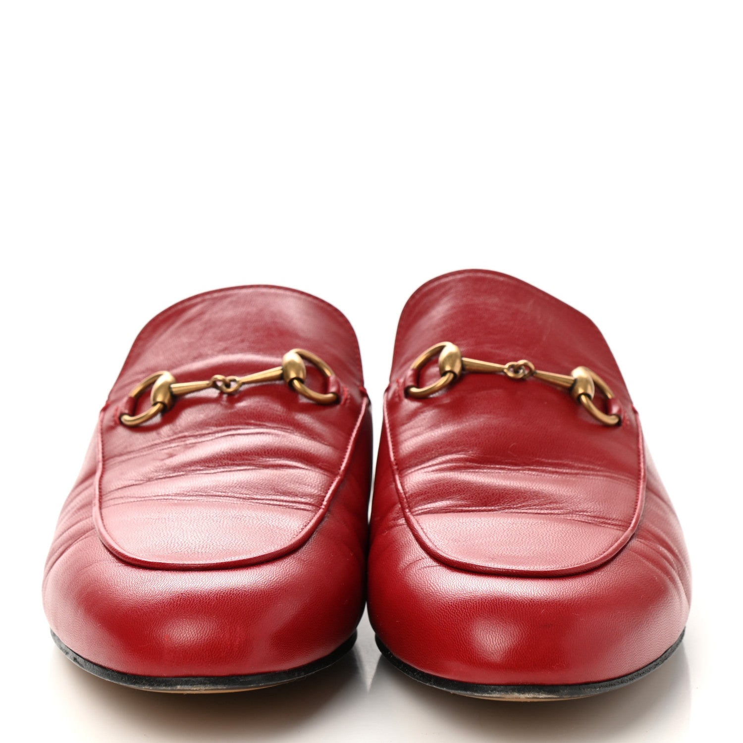 Gucci Malaga Kid Womens Princetown Slippers 40 Hibiscus Red 2 of 10