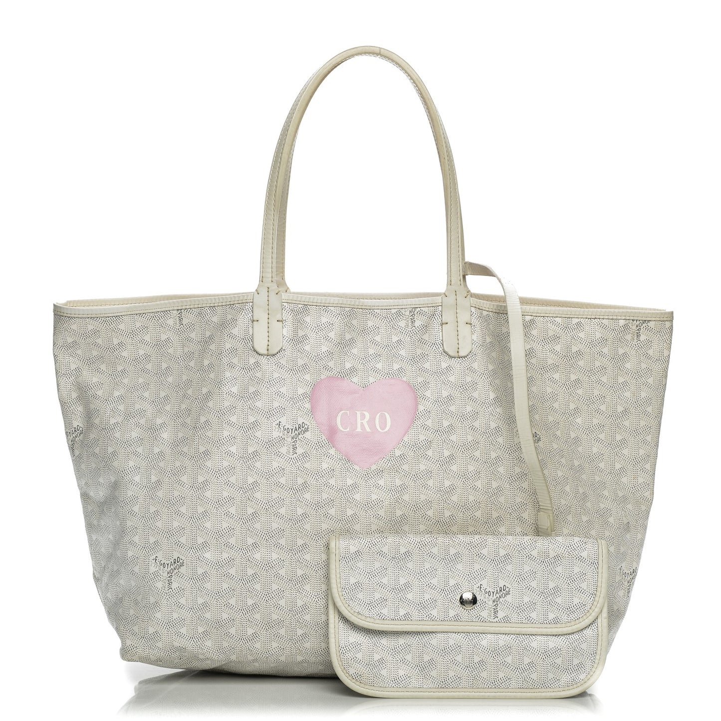Goyardine Saint Louis PM White