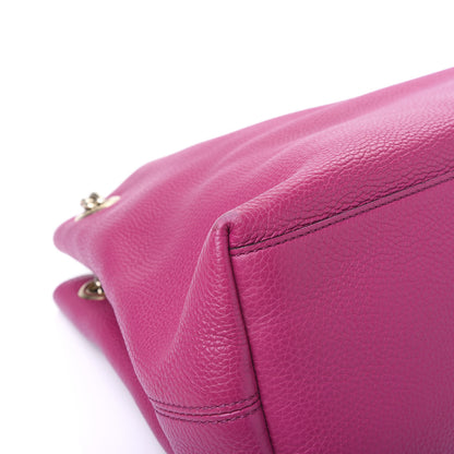 Gucci Cellarius Calfskin Medium Soho Chain Shoulder Bag Bright Bouganville 11 of 12
