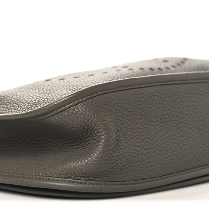 Hermes Taurillon Clemence Evelyne III GM Etain 9 of 10