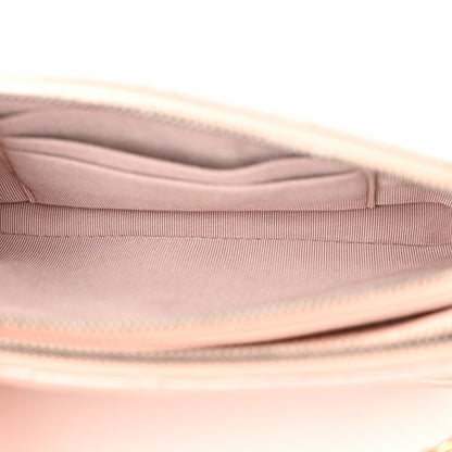 Chanel Iridescent Lambskin Calfskin Quilted Small Gabrielle Clutch With Chain Light Pink 10 of 15