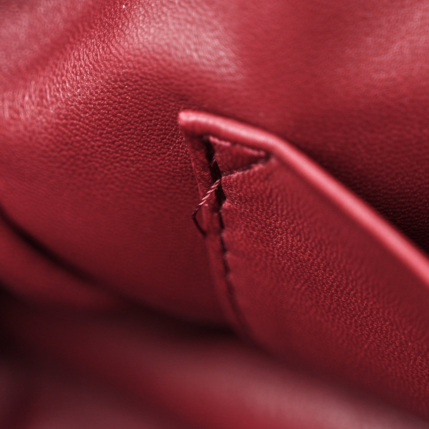 Mansur Gavriel Saffiano Cloud Clutch Claret 7 of 10