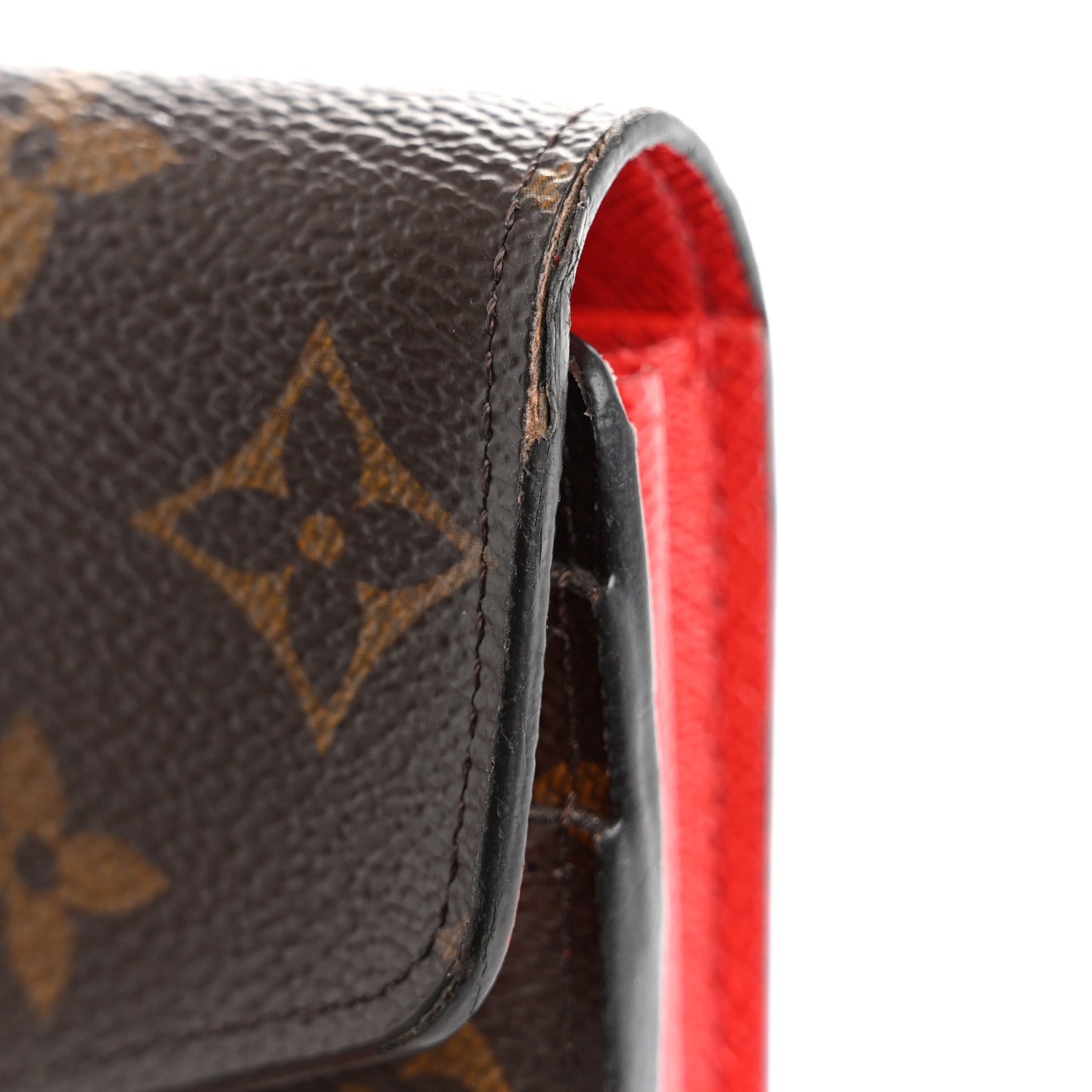 Louis Vuitton Monogram Sarah Wallet NM Coquelicot 10 of 11