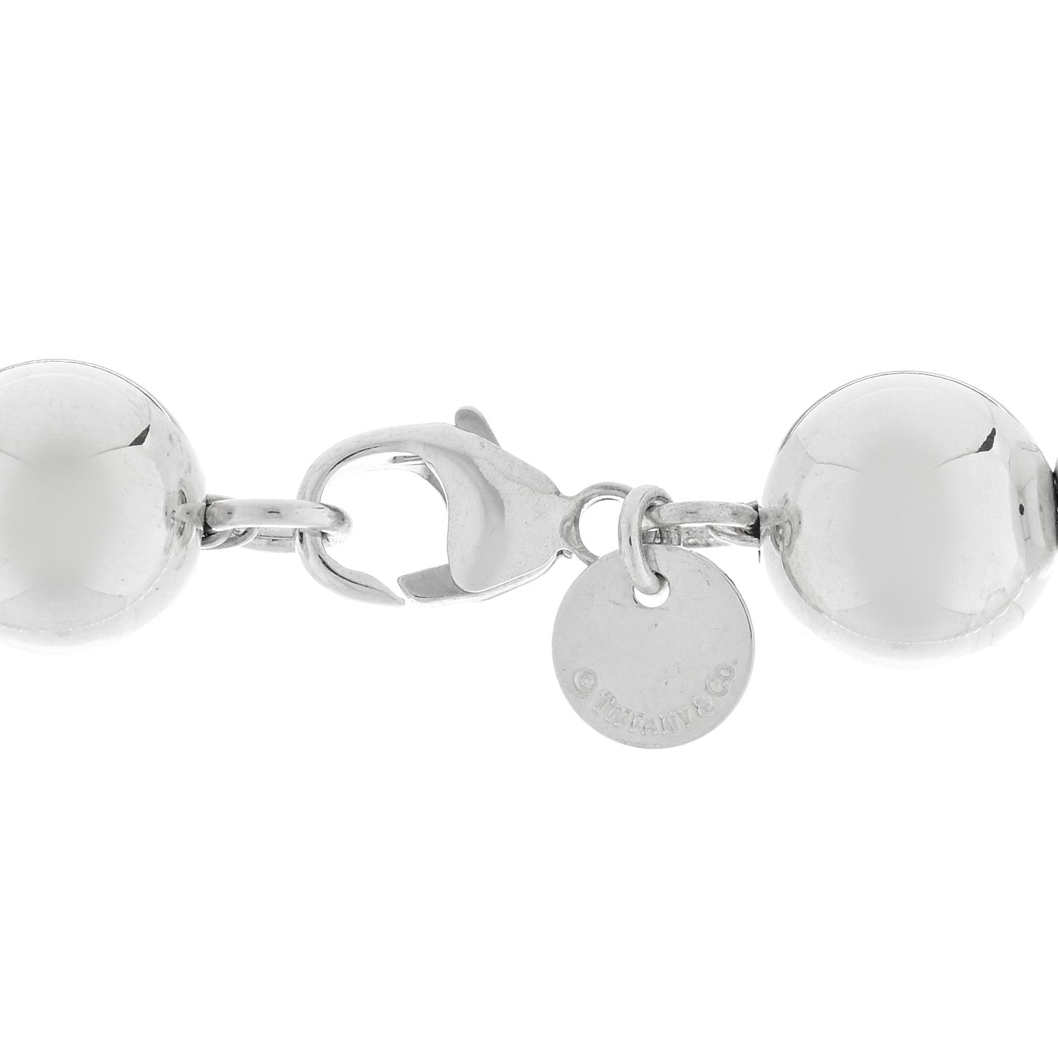 Tiffany Sterling Silver 10mm Hardwear Ball Necklace 4 of 4