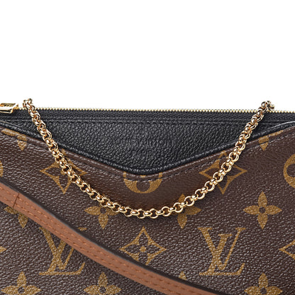Louis Vuitton Monogram Pallas Clutch Black 10 of 11