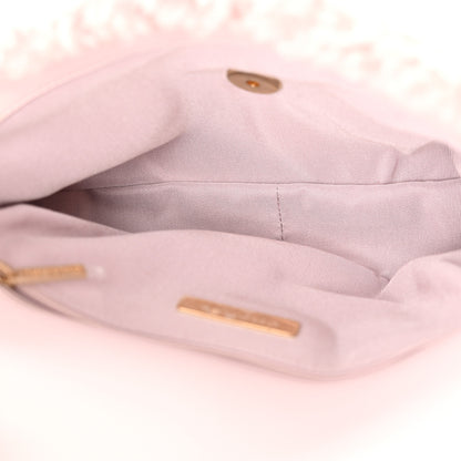 Chanel Shearling Sheepskin Medium Chanel 19 Flap Light Pink 5 of 10