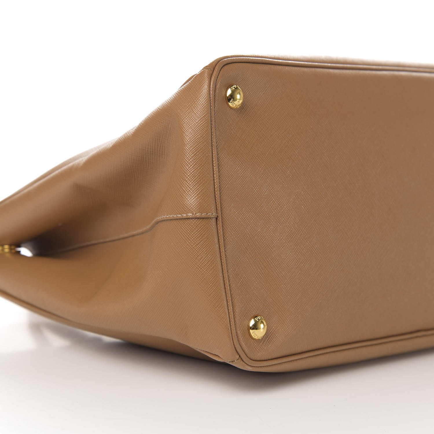Prada Saffiano Lux Large Tote Caramel 11 of 13