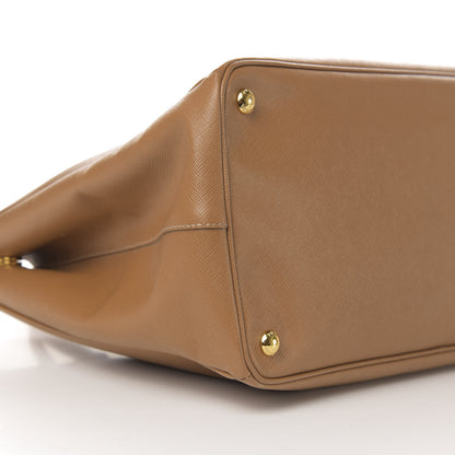 Prada Saffiano Lux Large Tote Caramel 11 of 13