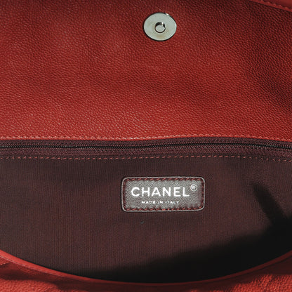 Chanel Caviar French Riviera Hobo Red 6 of 7