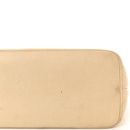 Chanel Caviar Quilted Medallion Tote Light Beige 10 of 18