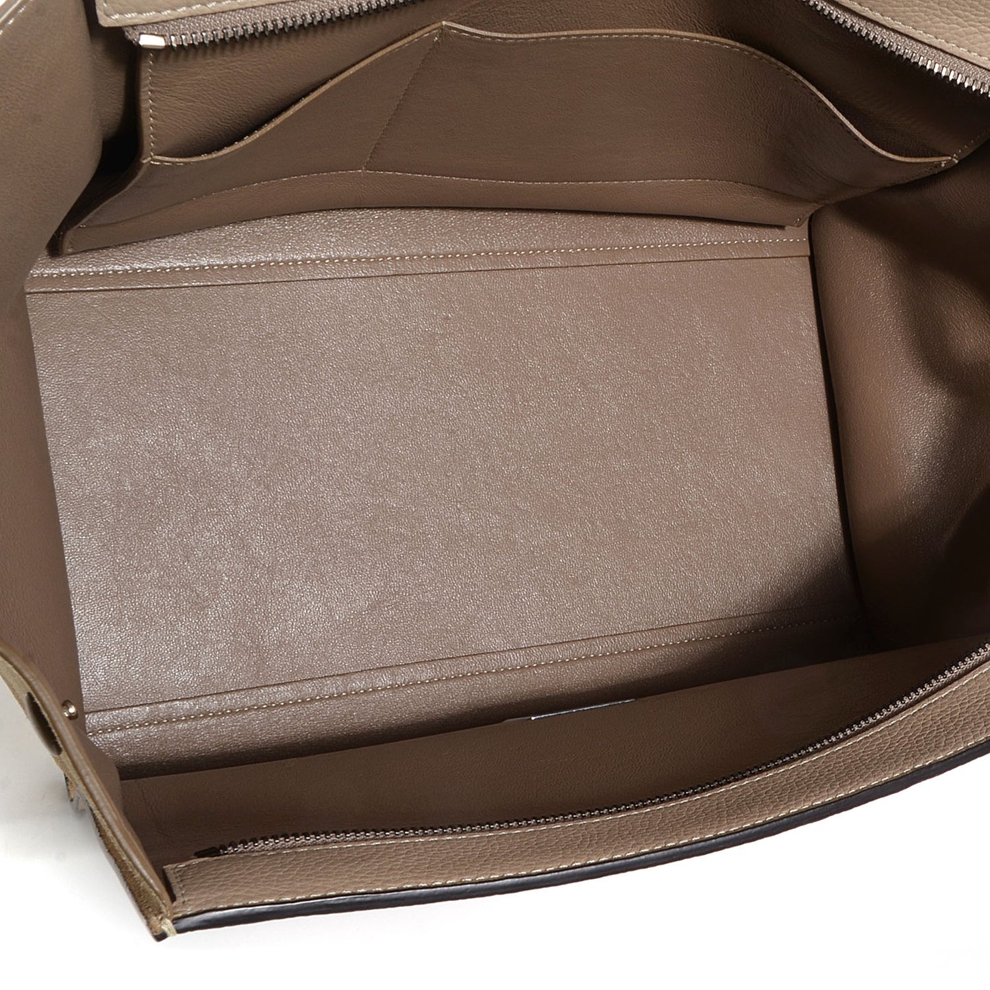Calfskin Suede Medium Trapeze Dune