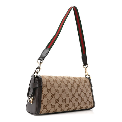 Gucci GG Monogram Small Luce Shoulder Bag Beige Ebony 3 of 10
