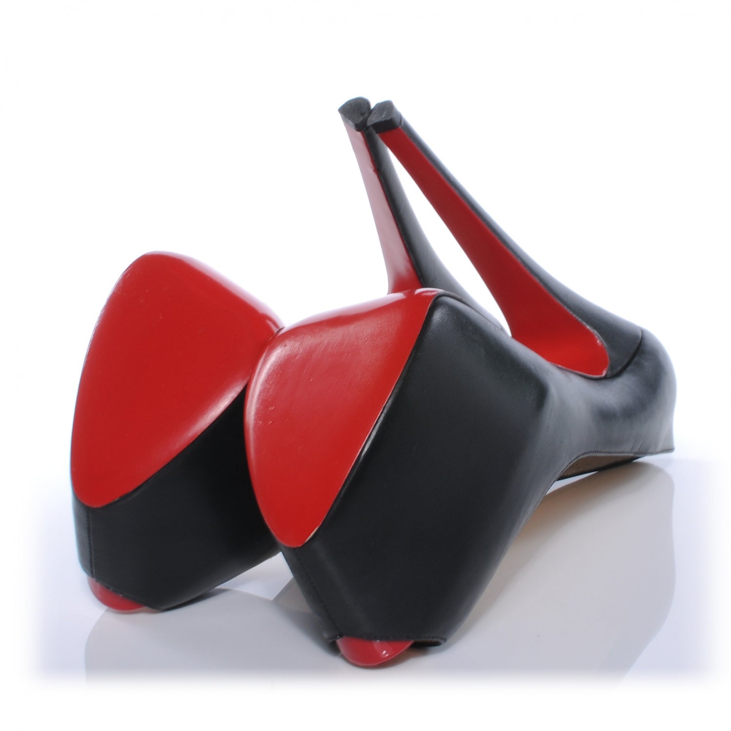 Christian Louboutin Calfskin Highness 160 Pumps 36 Black 5 of 7