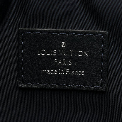 Louis Vuitton Calfskin Nylon V Line Pulse Backpack Navy Black 6 of 9