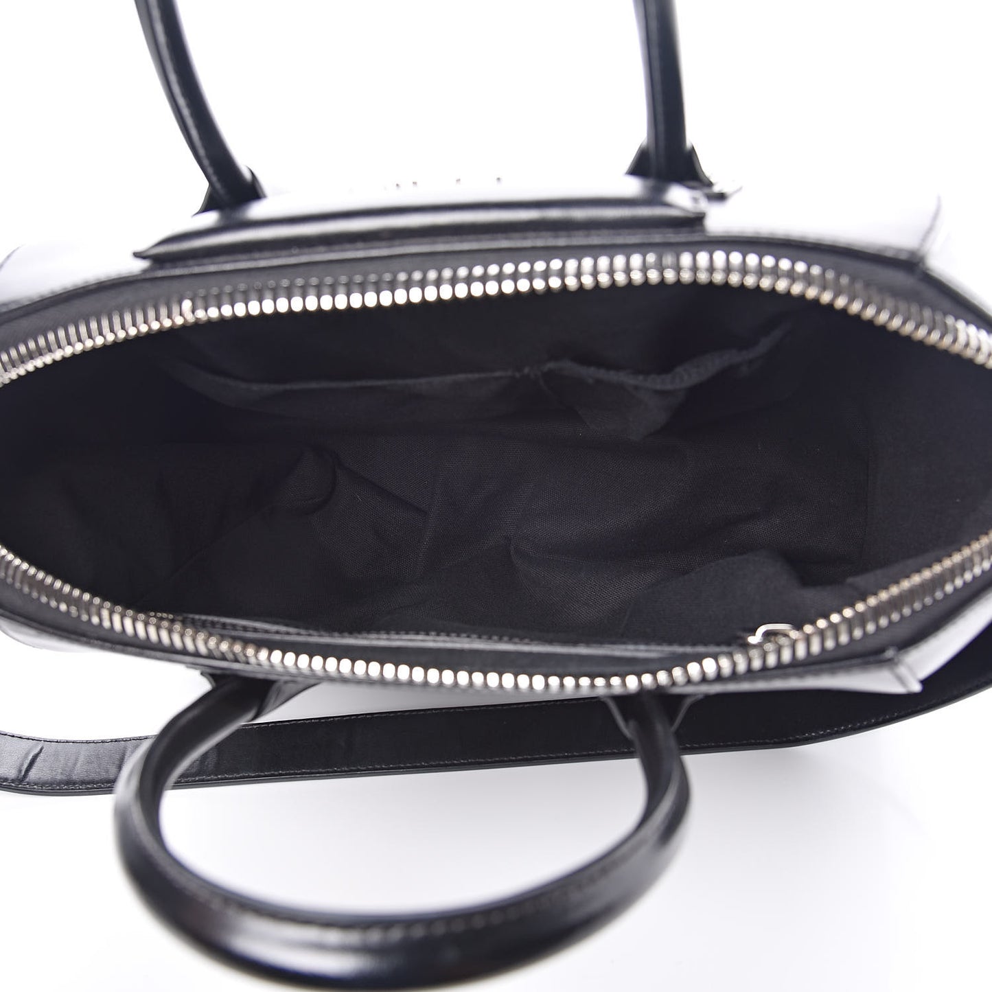 Shiny Lord Calfskin Medium Antigona Black