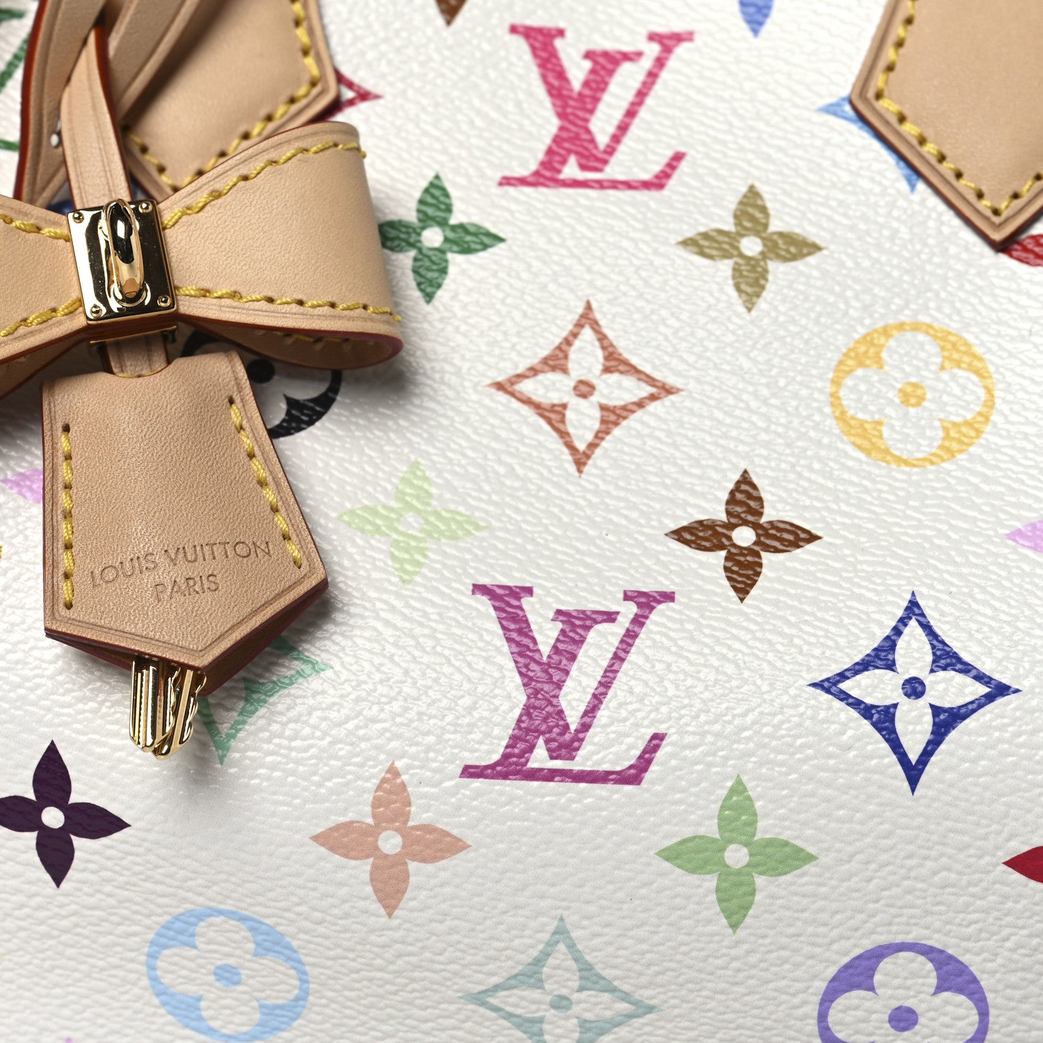 Louis Vuitton LV X TM Monogram Multicolor Speedy Bandouliere 25 White 7 of 9