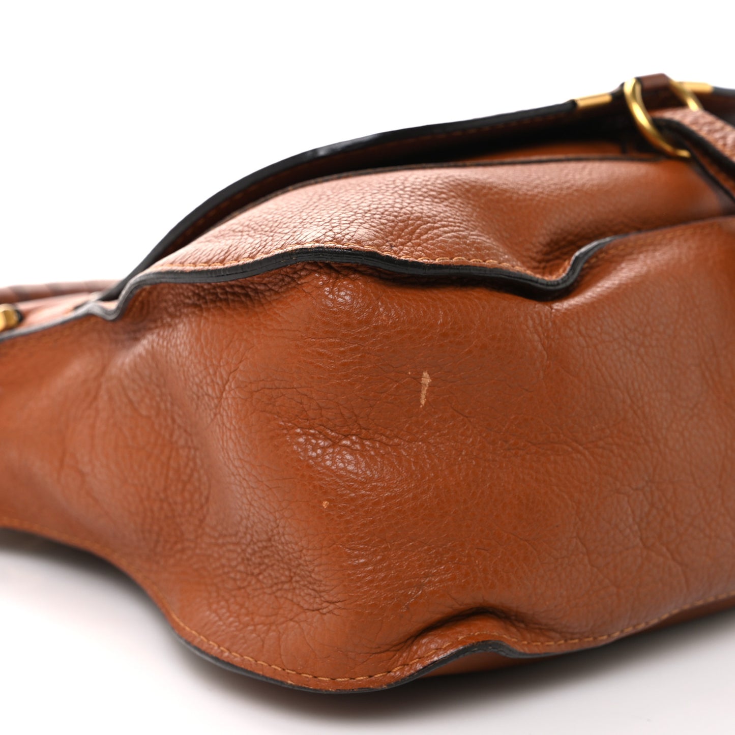 Calfskin Medium Marcie Satchel Tan