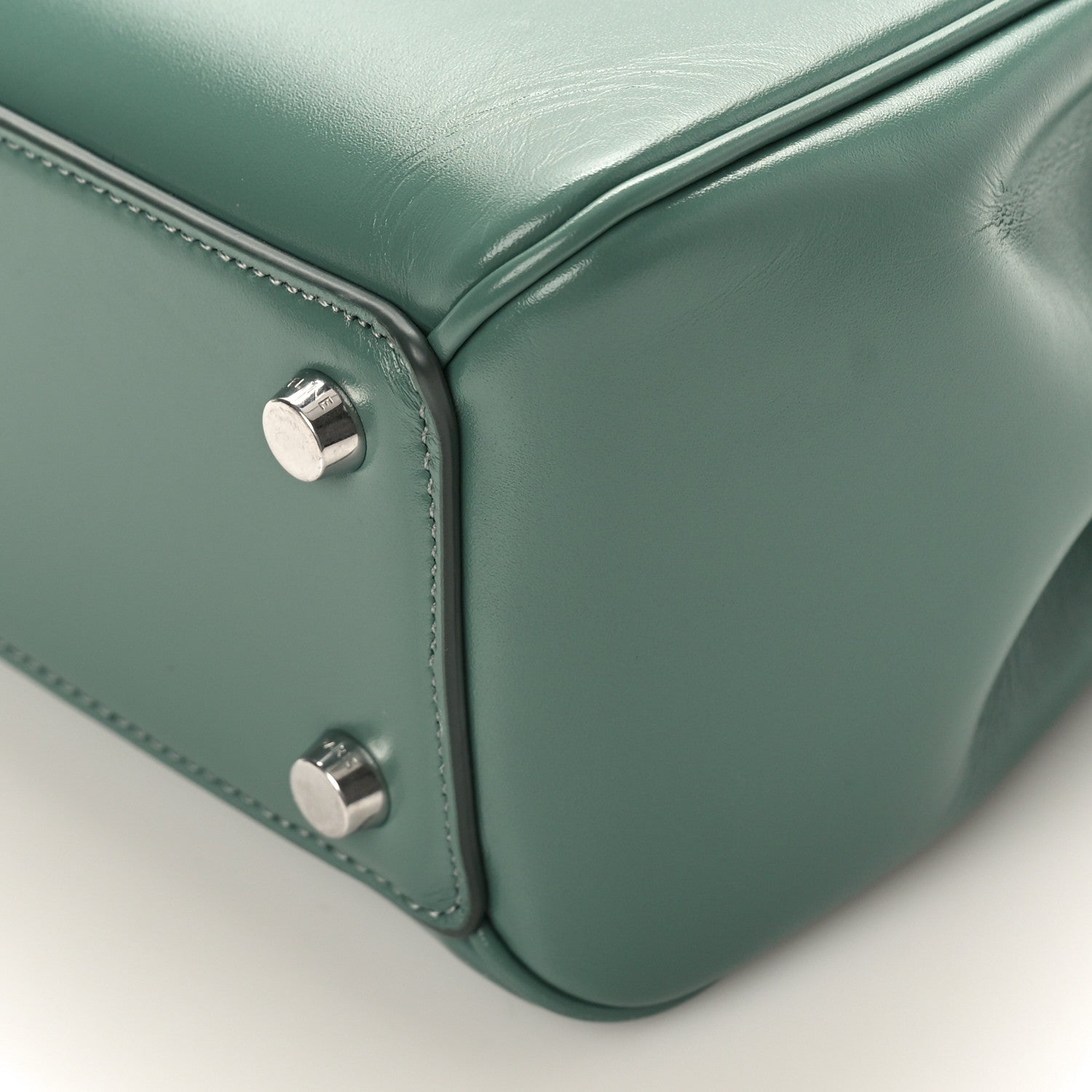 Celine Satinated Calfskin Small 16 Top Handle Bag Celadon 8 of 8