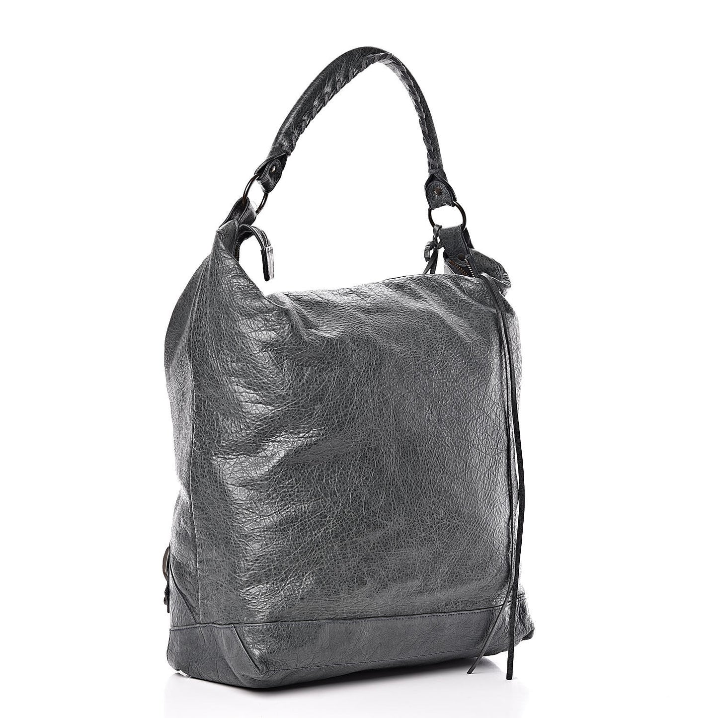 Agneau Classic Hardware Day Hobo Anthracite
