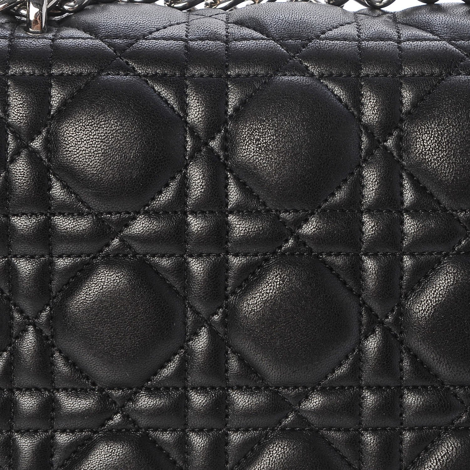 Christian Dior Lambskin Cannage Mini Miss Dior Flap Black 9 of 10