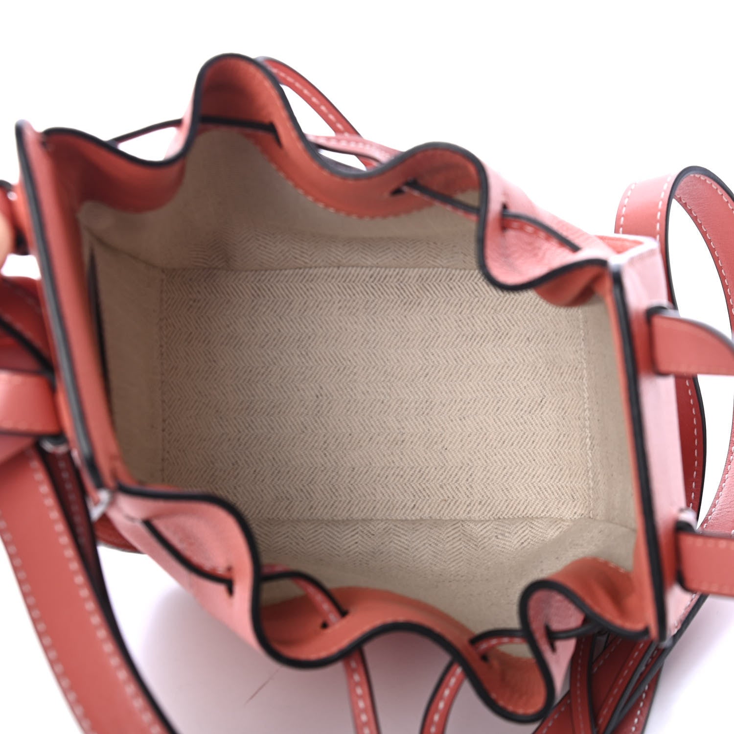 Loewe Calfskin Mini Hammock Shoulder Bag Pink Tulip 4 of 4