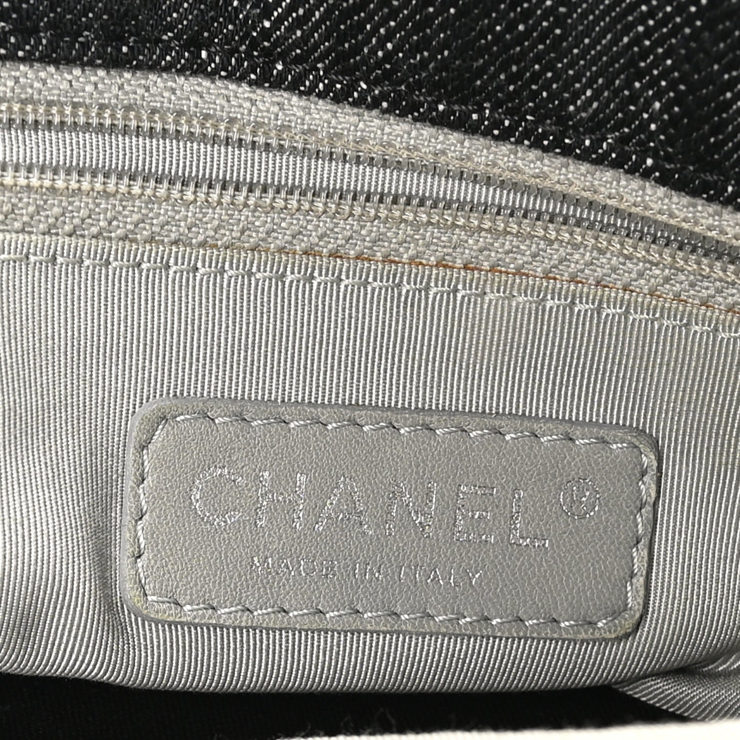 Denim Quilted Stretch Spirit Messenger Bag Dark Blue