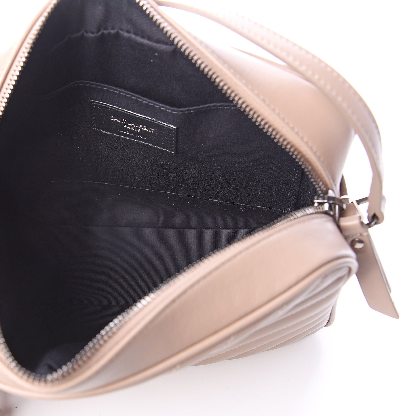Calfskin Matelasse Monogram Lou Camera Bag Nude Powder