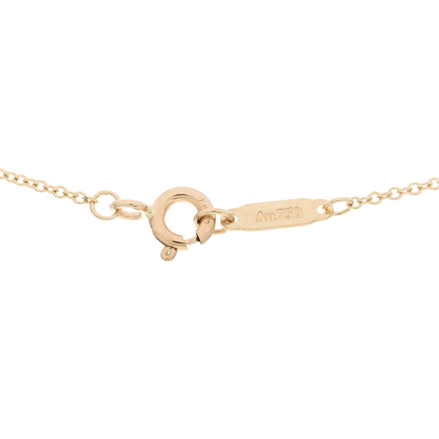 Tiffany 18K Yellow Gold Chain Necklace 16" 5 of 5