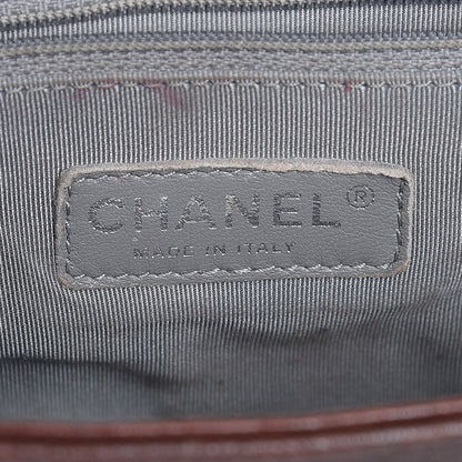 Chanel Washed Lambskin Mini Chain Around Messenger Dark Brown 6 of 10