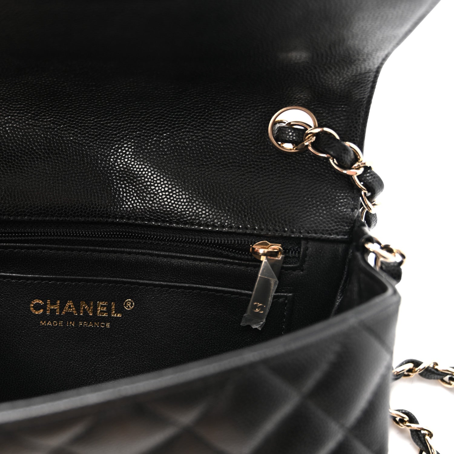 Chanel Caviar Quilted Mini Rectangular Flap Black 6 of 11