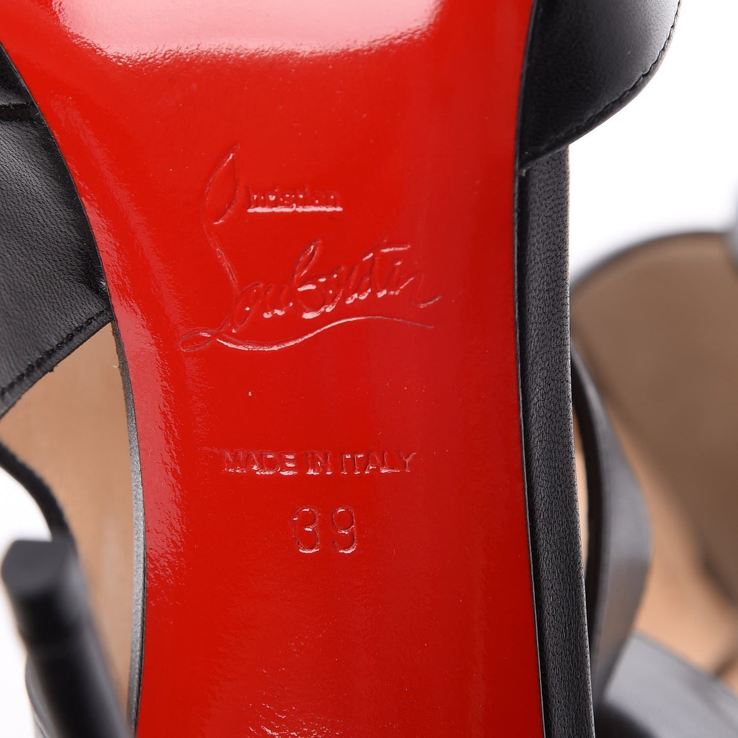 Nappa Sharpeta 100 Pumps 39 Black