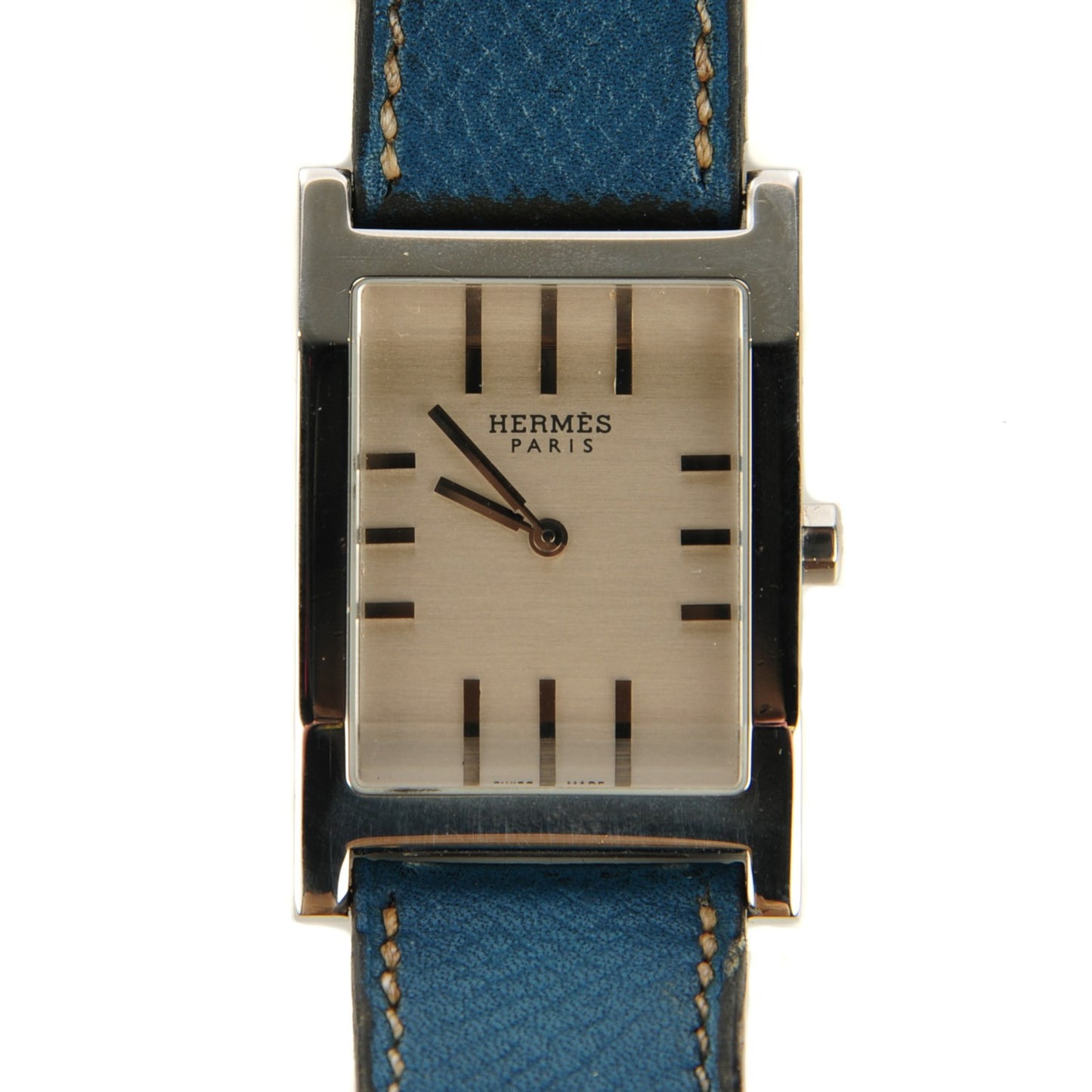 Stainless Steel Epsom 25mm Tandem Quartz Watch Blue Jean