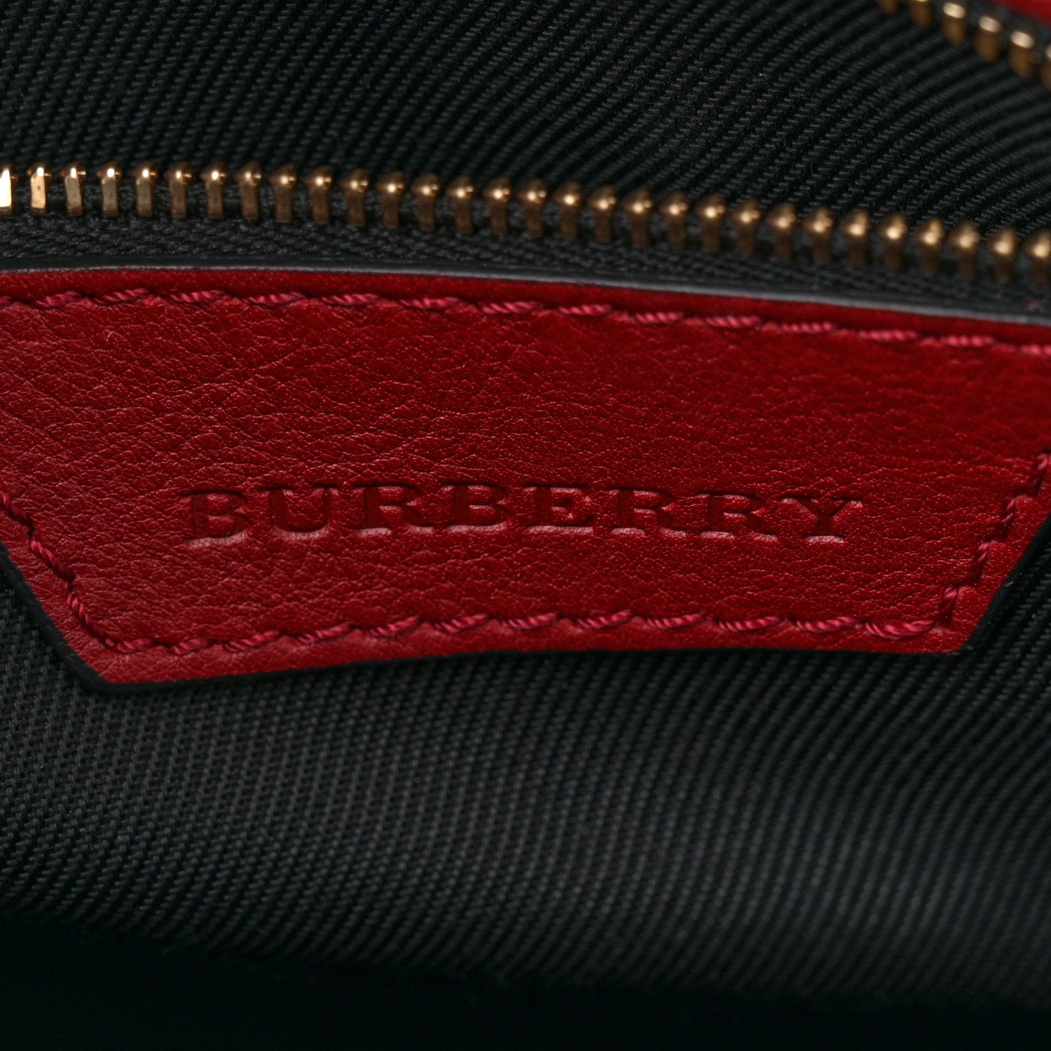 Burberry Horseferry Check Small Orchard Bowling Bag Honey Parade Red 6 of 19