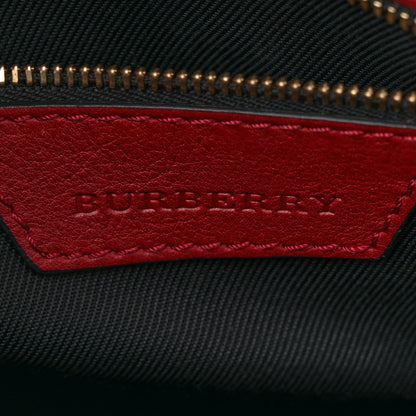 Burberry Horseferry Check Small Orchard Bowling Bag Honey Parade Red 6 of 19