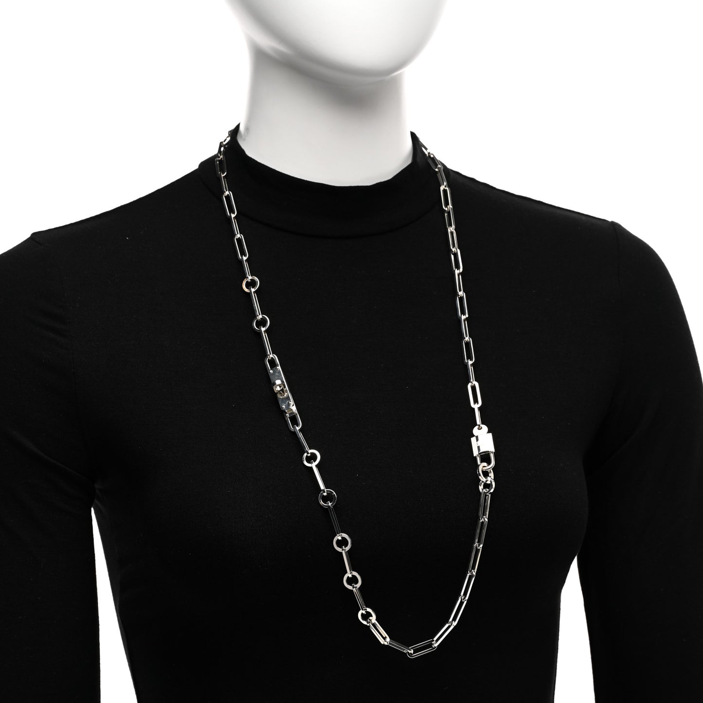 Sterling Silver Kelly Chaine Long Necklace