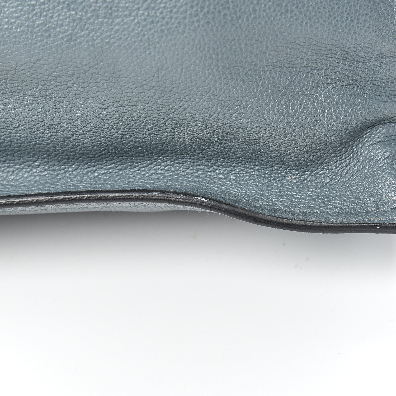 Prada Glace Calf Etiquette Tote Grey 13 of 16