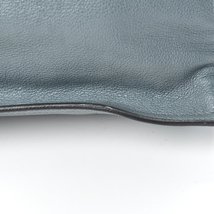 Prada Glace Calf Etiquette Tote Grey 13 of 16