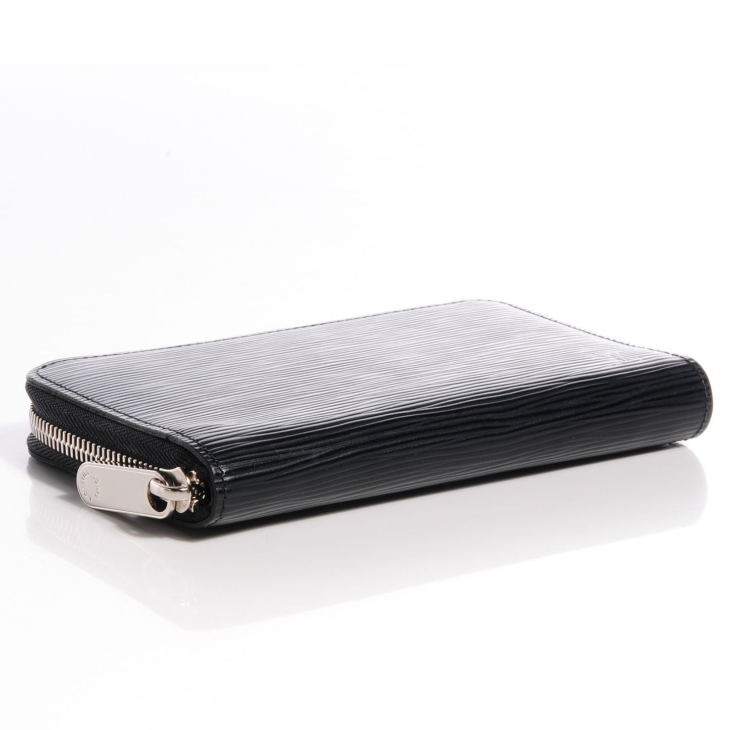 Epi Leather Zippy Compact Wallet NM Black