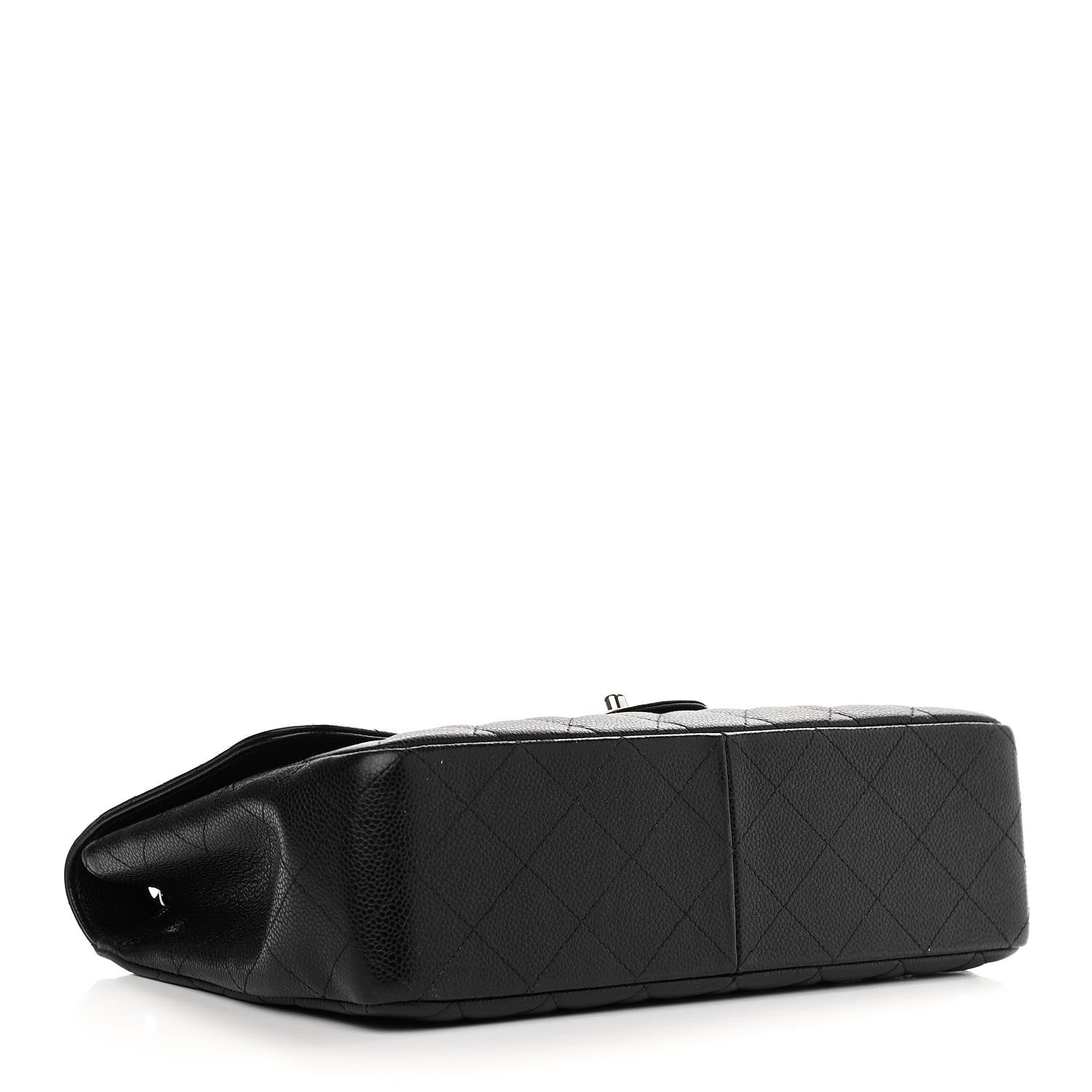 Chanel Caviar Quilted Jumbo Single Flap Black 4 of 11