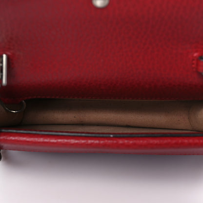 Gucci Calfskin Super Mini Dionysus Shoulder Bag Hibiscus Red 5 of 11