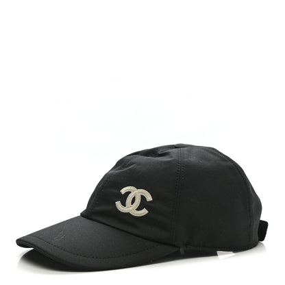 Chanel Cotton CC Cap Hat Black 1 of 8