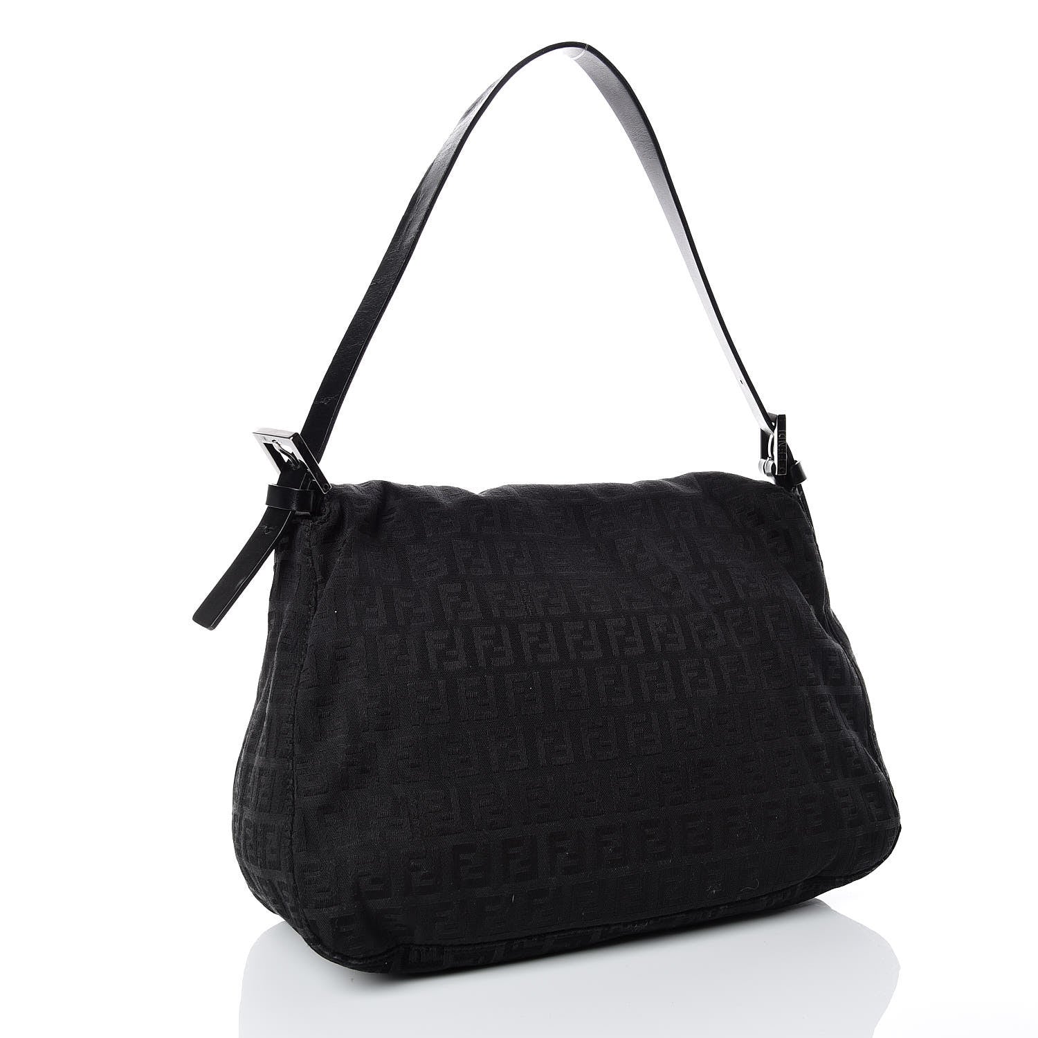 Fendi Zucchino Forever Mama Baguette Black 3 of 16