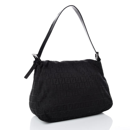 Fendi Zucchino Forever Mama Baguette Black 3 of 16
