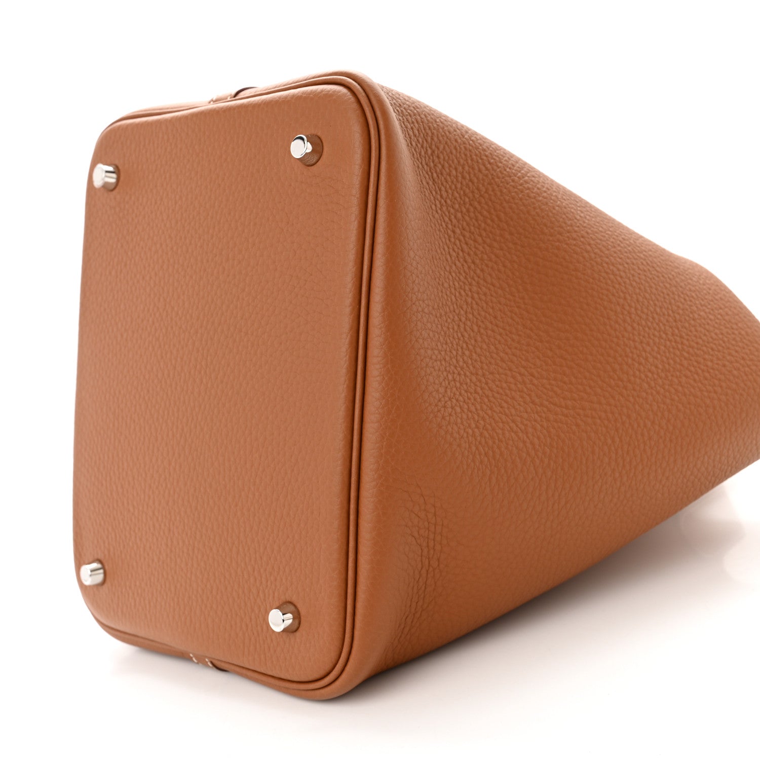 Hermes Taurillon Clemence Picotin Lock 22 MM Gold 10 of 11