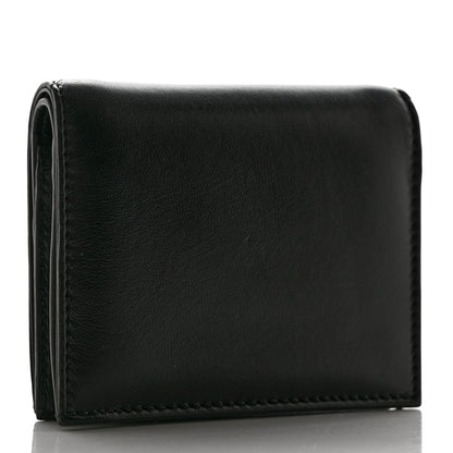 Valentino Garavani Nappa Roman Stud Small Flap Wallet Black 3 of 7