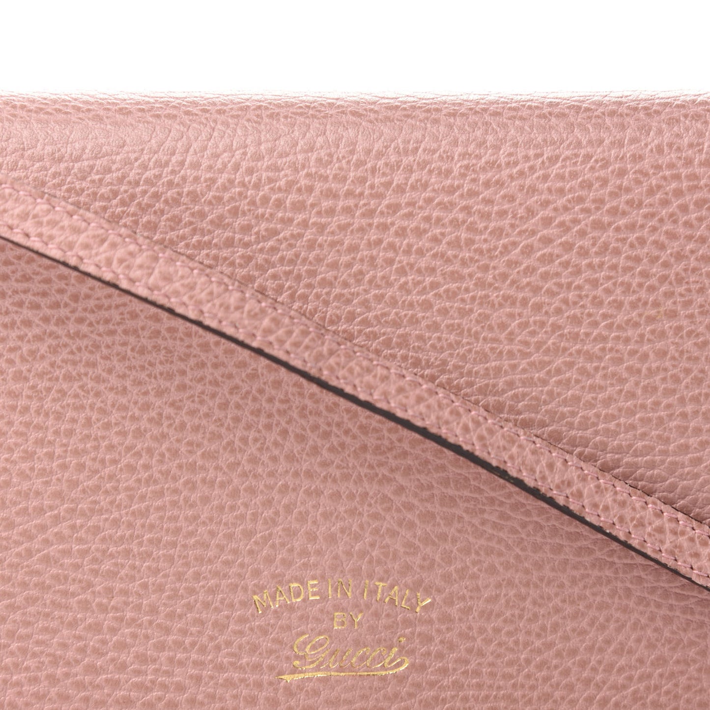Dollar Calfskin Mini Swing Wallet Bag Soft Pink Soft Pink
