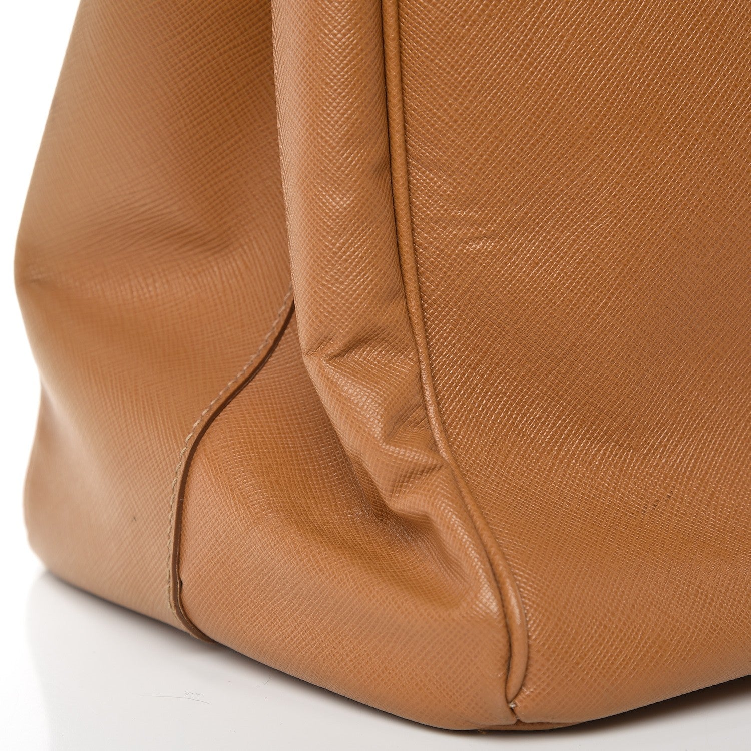 Prada Saffiano Large Galleria Double Zip Tote Caramel 8 of 12