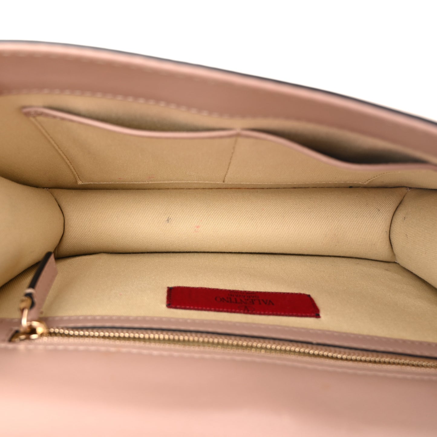 Vitello Medium Glam Lock Rockstud Flap Poudre