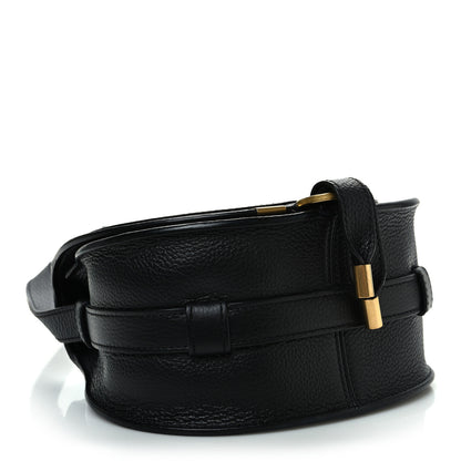 Chloe Grained Calfskin Small Marcie Saddle Bag Black 4 of 12